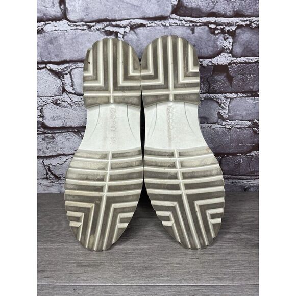 ECCO White Leather Perforated Lace Up Oxfords Shoes Women Sz 40EU/9.5M US - Picture 9 of 16